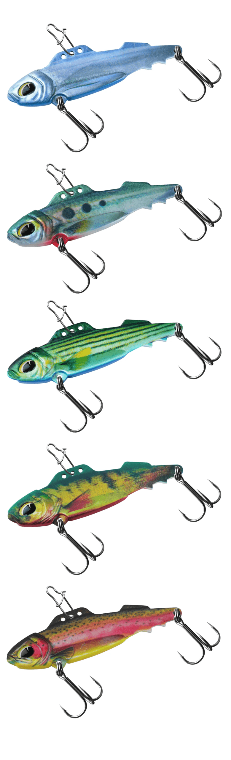 HANDING 5Pcs/Pack 5/12/21g Metal VIB Lures Armor Blade Jig Bait Fishing Lures For Bass Pike Perch Fishing Swimbait Jigging Lures