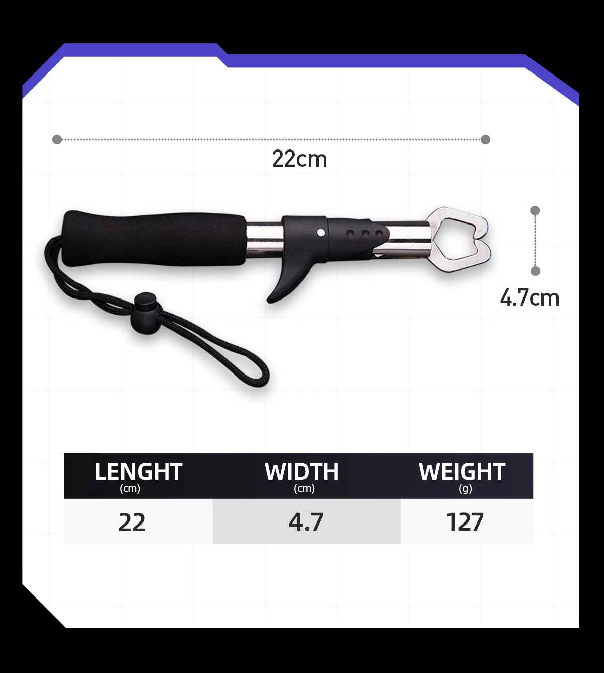 HANDING Fishing Pliers and Fishing Gripper Tools for Fishing Easy to Carry, Durable Sturdy and Corrosion-Resistant Multifunction