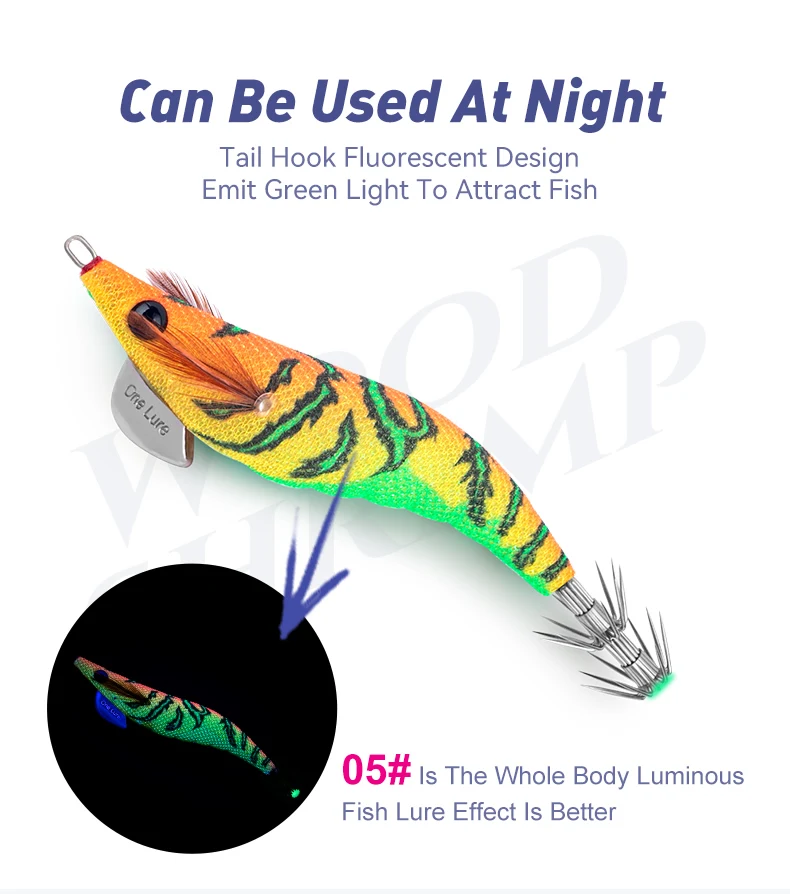 Kingdom New Saltwater Egi Squid Jig 2.5# 3.0# 3.5# Japan Quality Customize Color Artificial Shrimp Lure Squid Jigging for Sea