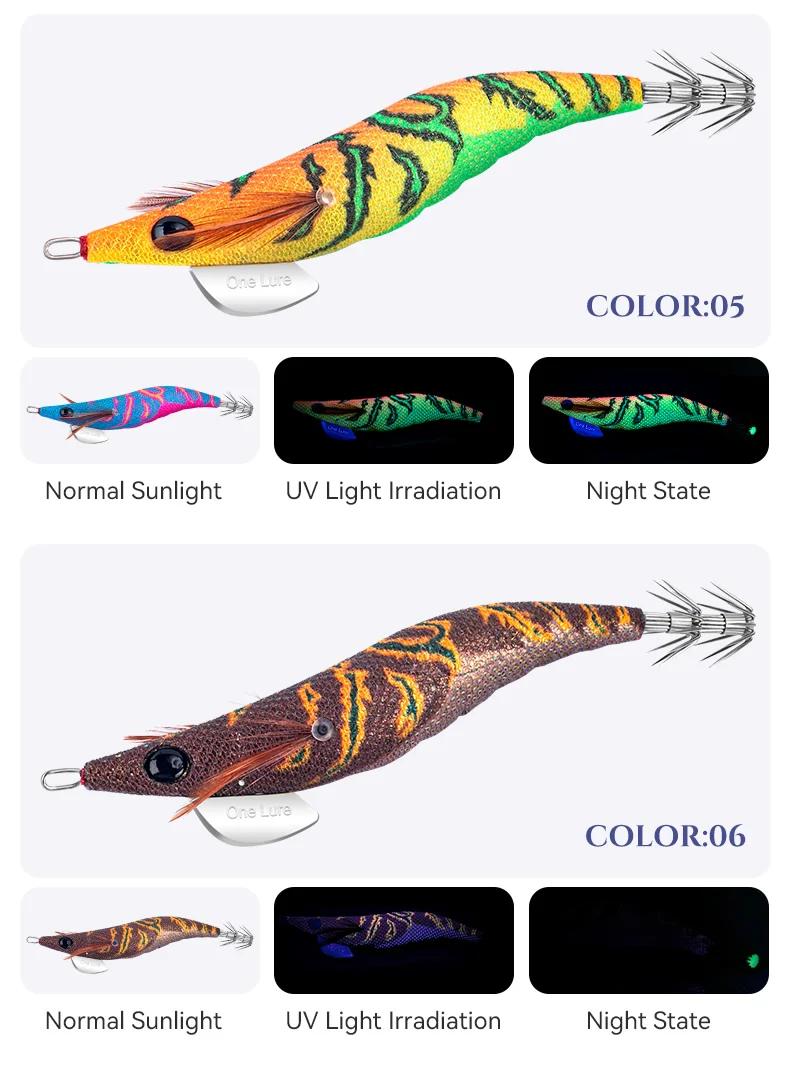 Kingdom New Saltwater Egi Squid Jig 2.5# 3.0# 3.5# Japan Quality Customize Color Artificial Shrimp Lure Squid Jigging for Sea
