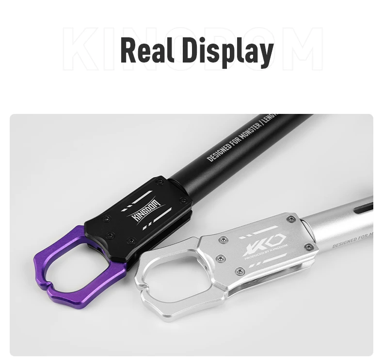 Kingdom Aluminum Fishing Gripper 30/40/60cm Portable Fish Controller Professional Fish Grip Lip Catcher Fish Control Tackle