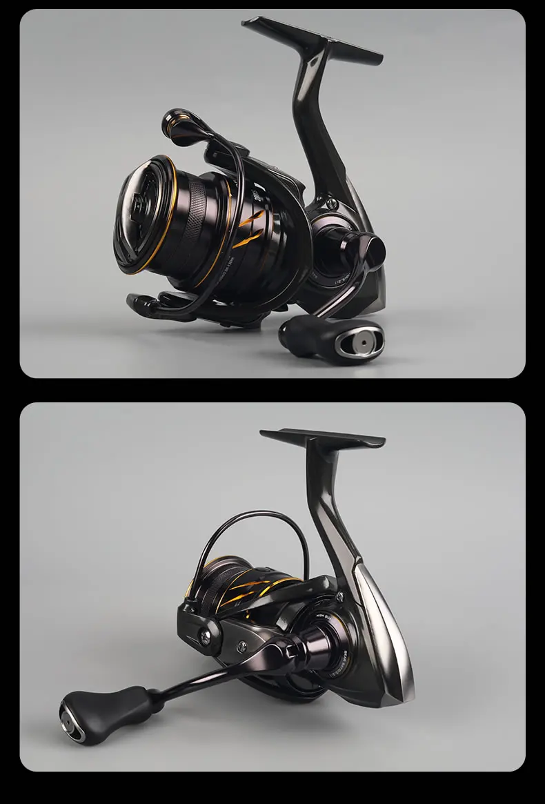 Kingdom Micro Fly Pro Fishing Spinning Reel 160g Utra light 8+1 Sealed Bearings 8KG Max Drag 5.2:1 Gear Ratio Fishing Reel