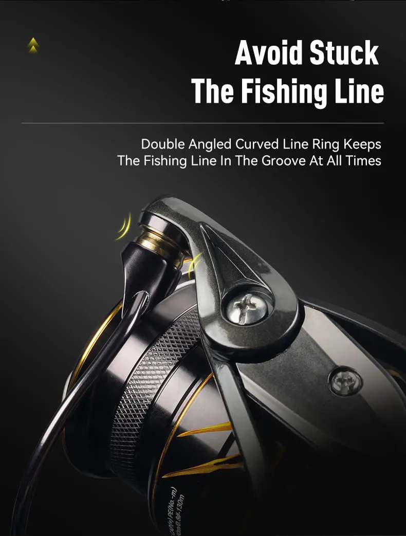 Kingdom Micro Fly Pro Fishing Spinning Reel 160g Utra light 8+1 Sealed Bearings 8KG Max Drag 5.2:1 Gear Ratio Fishing Reel
