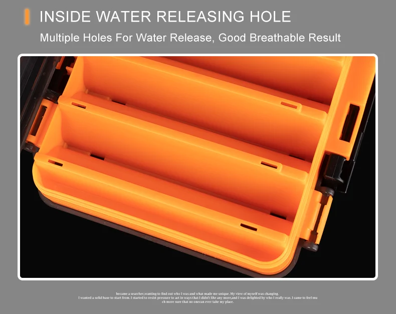 Kingdom Fishing Tackle Boxes 12 14 Compartments Double Sided High Strength Boxes Plastic Fishing Accessories Storage Case