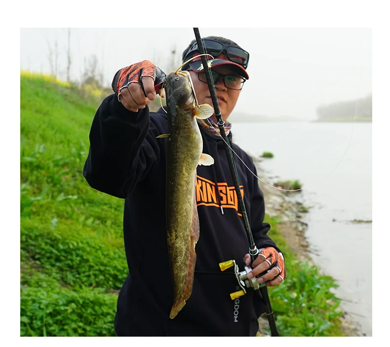 Kingdom Ice Lycra Fabric Anti-slip Fishing Gloves Outdoor Sports Breathable Cycling Bike Bicycle Camping Hiking Fingerless Glove