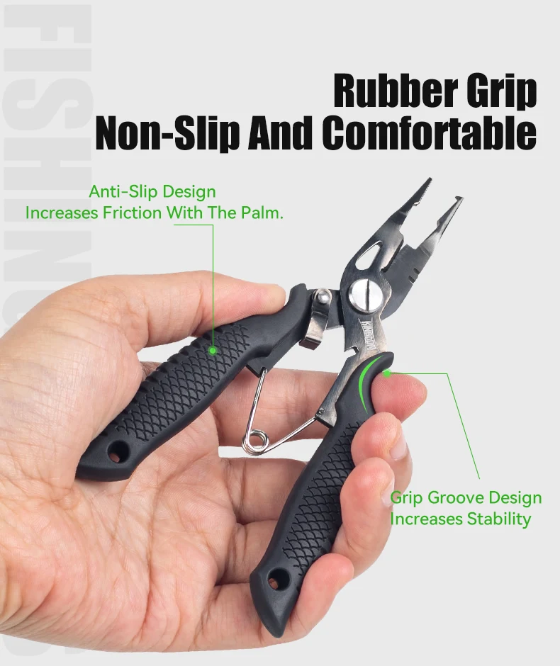 Kingdom Fishing Pliers Line Cutter 62g Multifunctional Plier Steel Knot Scissors Hook Remover Fishing Tackle Equipment