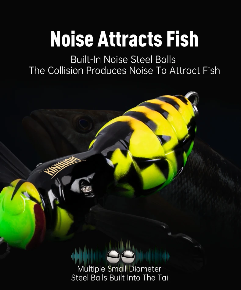 Kingdom Bait Artificial Fishing Lure 4.2g 40mm 6.6g 48mm Floating Insect Bionic Swimbaits Hard Baits For Bass Carp Pike Fishing