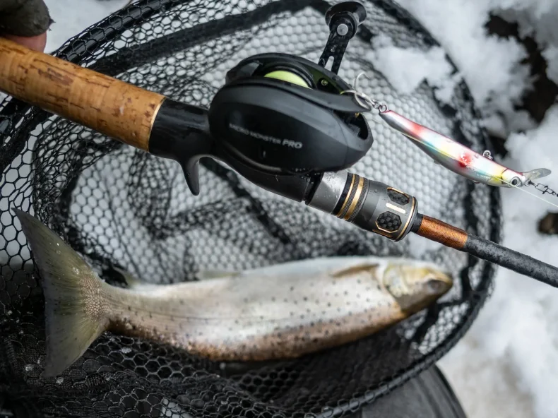Kingdom Micro Pro Baitcasting Fishing Reel 138g Weight 7.6:1 Gear Ratio 4.6kg Max Drag Ultra-light Carbon Material Fishing Reels Kingdom Micro Pro Baitcasting Fishing Reel 138g Weight 7.6:1 Gear Ratio 4.6kg Max Drag Ultra-light Carbon Material Fishing Reels