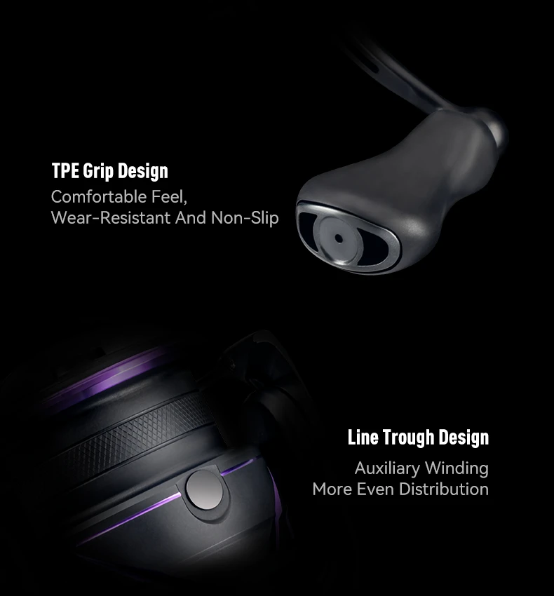 Kingdom Tegmen Pro Spinning Fishing Reel 6.2:1 High Speed Gear Ratio 9kg Max Drag 8+1BB Light Weight Saltwater Fishing Coil