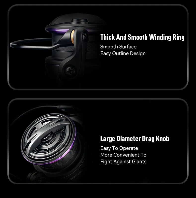 Kingdom Tegmen Pro Spinning Fishing Reel 6.2:1 High Speed Gear Ratio 9kg Max Drag 8+1BB Light Weight Saltwater Fishing Coil