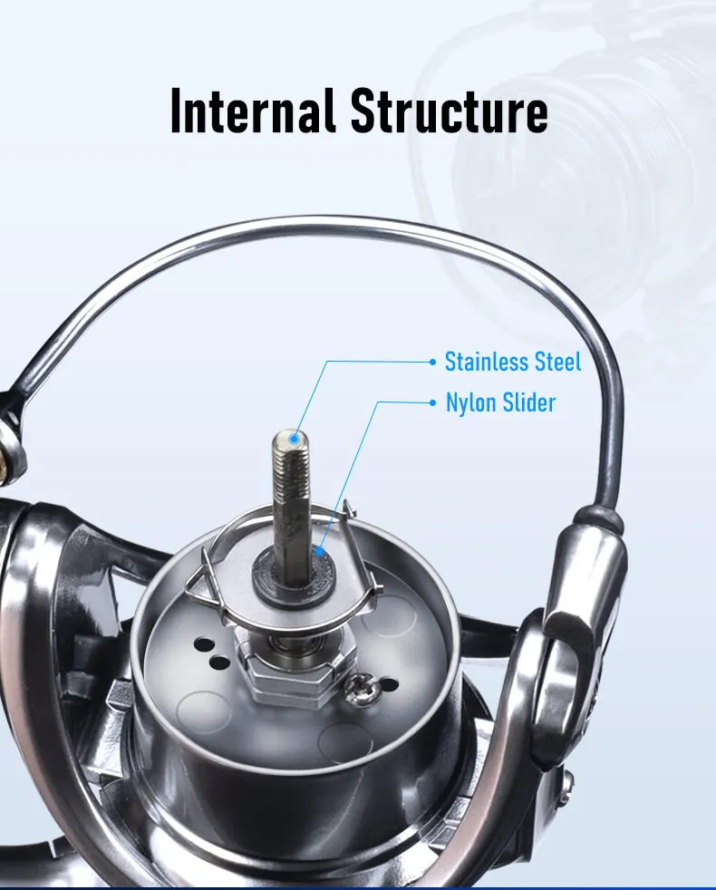 Kingdom Spinning Fishing Reels 5.2:1 Gear Ratio 9kg Max Drag 8+1 Bearings Carbon Nylon Body Freshwater Fishing Tackle Reel Kingdom Spinning Fishing Reels 5.2:1 Gear Ratio 9kg Max Drag 8+1 Bearings Carbon Nylon Body Freshwater Fishing Tackle Reel