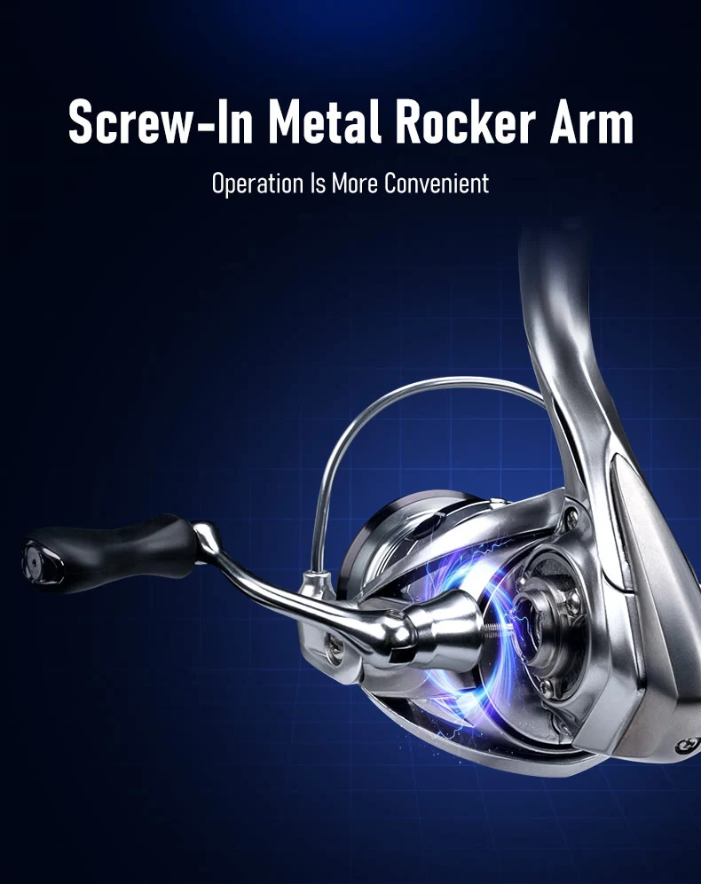 Kingdom Spinning Fishing Reels 5.2:1 Gear Ratio 9kg Max Drag 8+1 Bearings Carbon Nylon Body Freshwater Fishing Tackle Reel Kingdom Spinning Fishing Reels 5.2:1 Gear Ratio 9kg Max Drag 8+1 Bearings Carbon Nylon Body Freshwater Fishing Tackle Reel