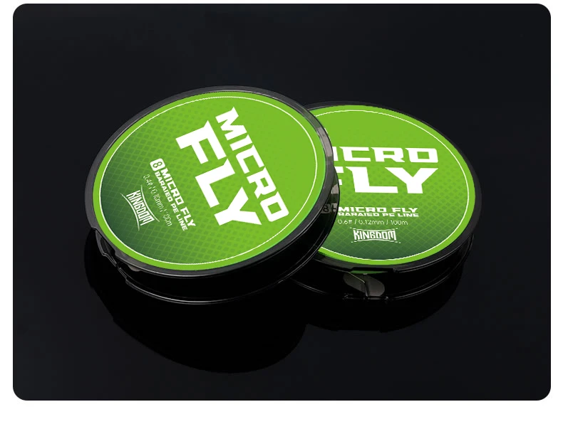 Kingdom Micro Fly Fishing Line 100m 8 Strands Braided Tighter Japan Multifilament Far Casting PE Line For Bass Pike Carp Fishing Kingdom Micro Fly Fishing Line 100m 8 Strands Braided Tighter Japan Multifilament Far Casting PE Line For Bass Pike Carp Fishing