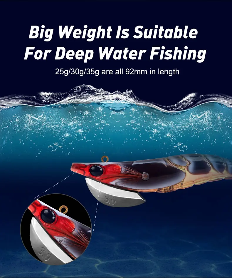 Kingdom 6pcs EGI Squid Bait Set 2.2# 2.5# 3.0# Artificial Jigging Lures Sea Fishing Octopus Cuttlefish Luminous Sinking Fishing Kingdom 6pcs EGI Squid Bait Set 2.2# 2.5# 3.0# Artificial Jigging Lures Sea Fishing Octopus Cuttlefish Luminous Sinking Fishing