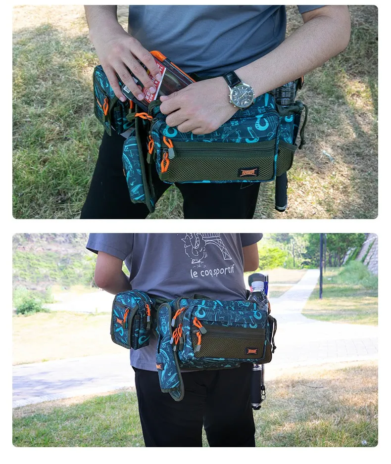 Kingdom Multifunctional Lure Fishing Belt 27x18x13cm Fishing Waist Pack Fishing Lures Gear Storage Bag Outdoor Sports Tackle Bag Kingdom Multifunctional Lure Fishing Belt 27x18x13cm Fishing Waist Pack Fishing Lures Gear Storage Bag Outdoor Sports Tackle Bag