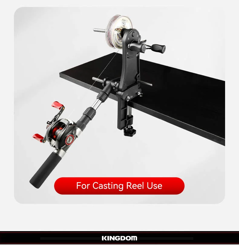 Kingdom Fishing Reel Line Winder Antirust Sturdy Portable Lightweight 4.3:1 Speed Ratio Line Winder Fishing Reel Tools Kingdom Fishing Reel Line Winder Antirust Sturdy Portable Lightweight 4.3:1 Speed Ratio Line Winder Fishing Reel Tools