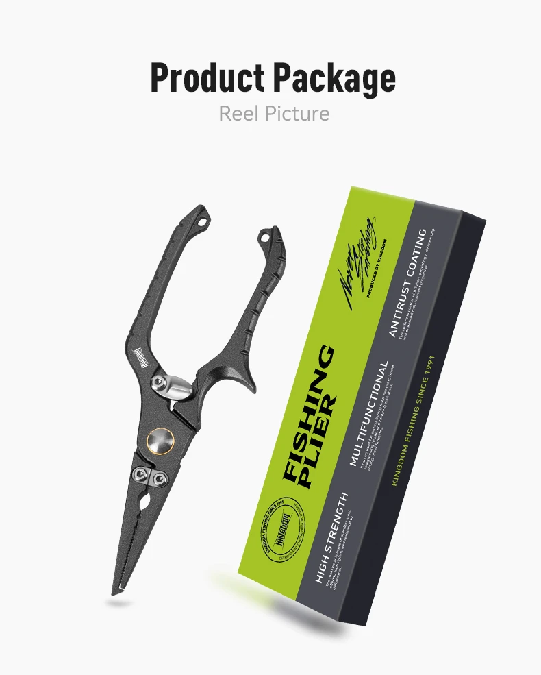 Kingdom Fishing Pliers Line Cutter 94g Multifunctional Plier Steel Knot Scissors Hook Remover Fishing Tackle Equipment Kingdom Fishing Pliers Line Cutter 94g Multifunctional Plier Steel Knot Scissors Hook Remover Fishing Tackle Equipment