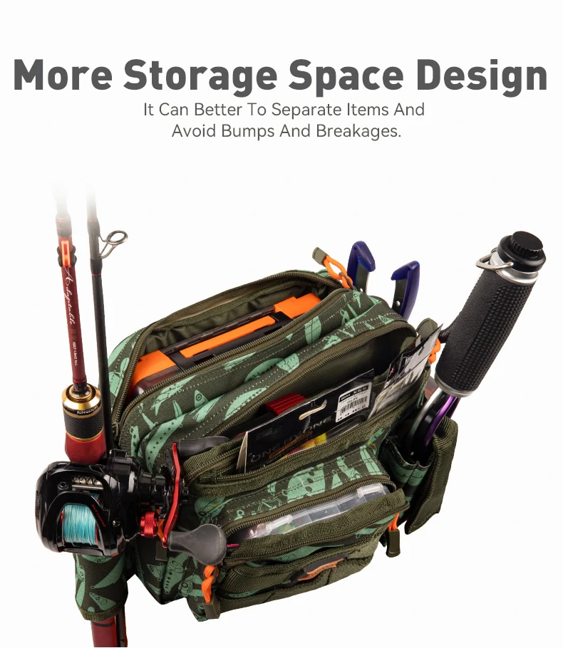 Kingdom Multifunctional Fishing Tackle Bag 660G 1000D Nylon Waterproof Large Capacity Outdoor Sport Fishing Waist Bag For Sale Kingdom Multifunctional Fishing Tackle Bag 660G 1000D Nylon Waterproof Large Capacity Outdoor Sport Fishing Waist Bag For Sale