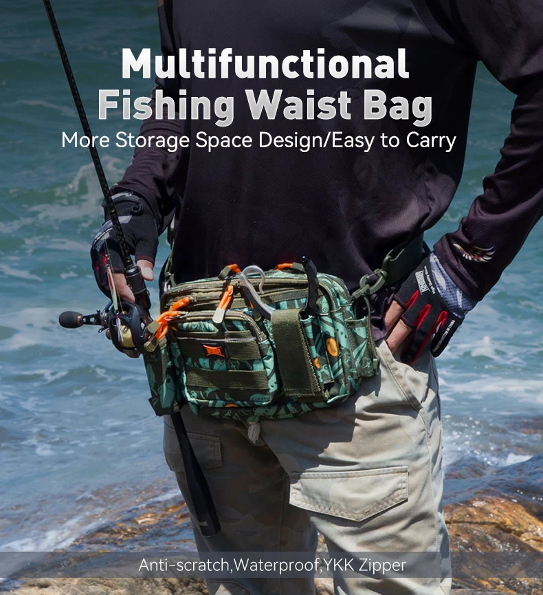 Kingdom Multifunctional Fishing Tackle Bag 660G 1000D Nylon Waterproof Large Capacity Outdoor Sport Fishing Waist Bag For Sale Kingdom Multifunctional Fishing Tackle Bag 660G 1000D Nylon Waterproof Large Capacity Outdoor Sport Fishing Waist Bag For Sale