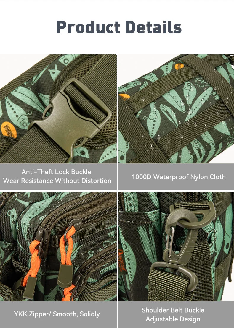 Kingdom Multifunctional Fishing Tackle Bag 660G 1000D Nylon Waterproof Large Capacity Outdoor Sport Fishing Waist Bag For Sale Kingdom Multifunctional Fishing Tackle Bag 660G 1000D Nylon Waterproof Large Capacity Outdoor Sport Fishing Waist Bag For Sale