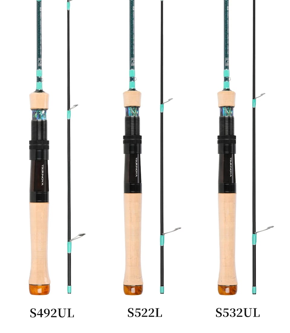 TSURINOYA Ultra-light Game Spinning Casting Fishing Rod CLEVER 1.45m 1.57m 1.6m 1.85m  FUJI Guide UL L 4-axis Carbon Trout Rod