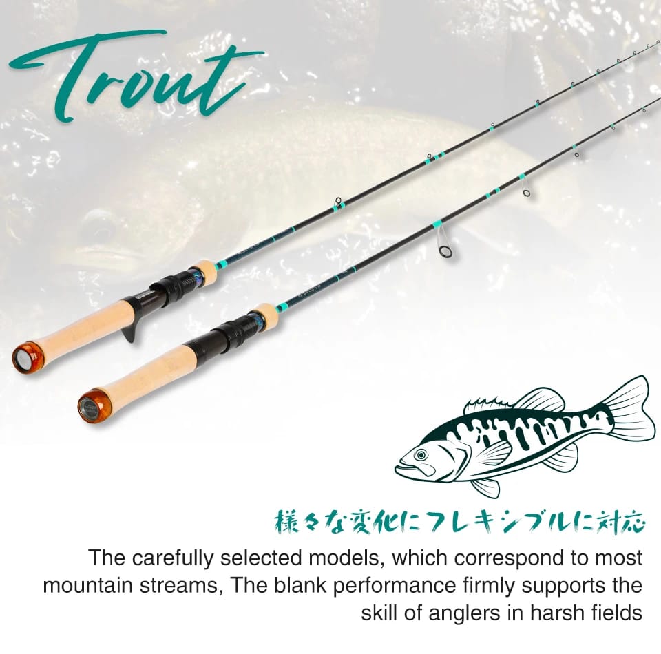 TSURINOYA Ultra-light Game Spinning Casting Fishing Rod CLEVER 1.45m 1.57m 1.6m 1.85m  FUJI Guide UL L 4-axis Carbon Trout Rod