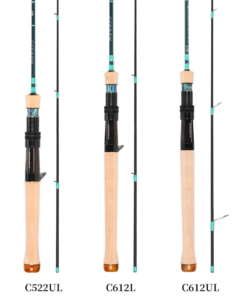 TSURINOYA Ultra-light Game Spinning Casting Fishing Rod CLEVER 1.45m 1.57m 1.6m 1.85m  FUJI Guide UL L 4-axis Carbon Trout Rod