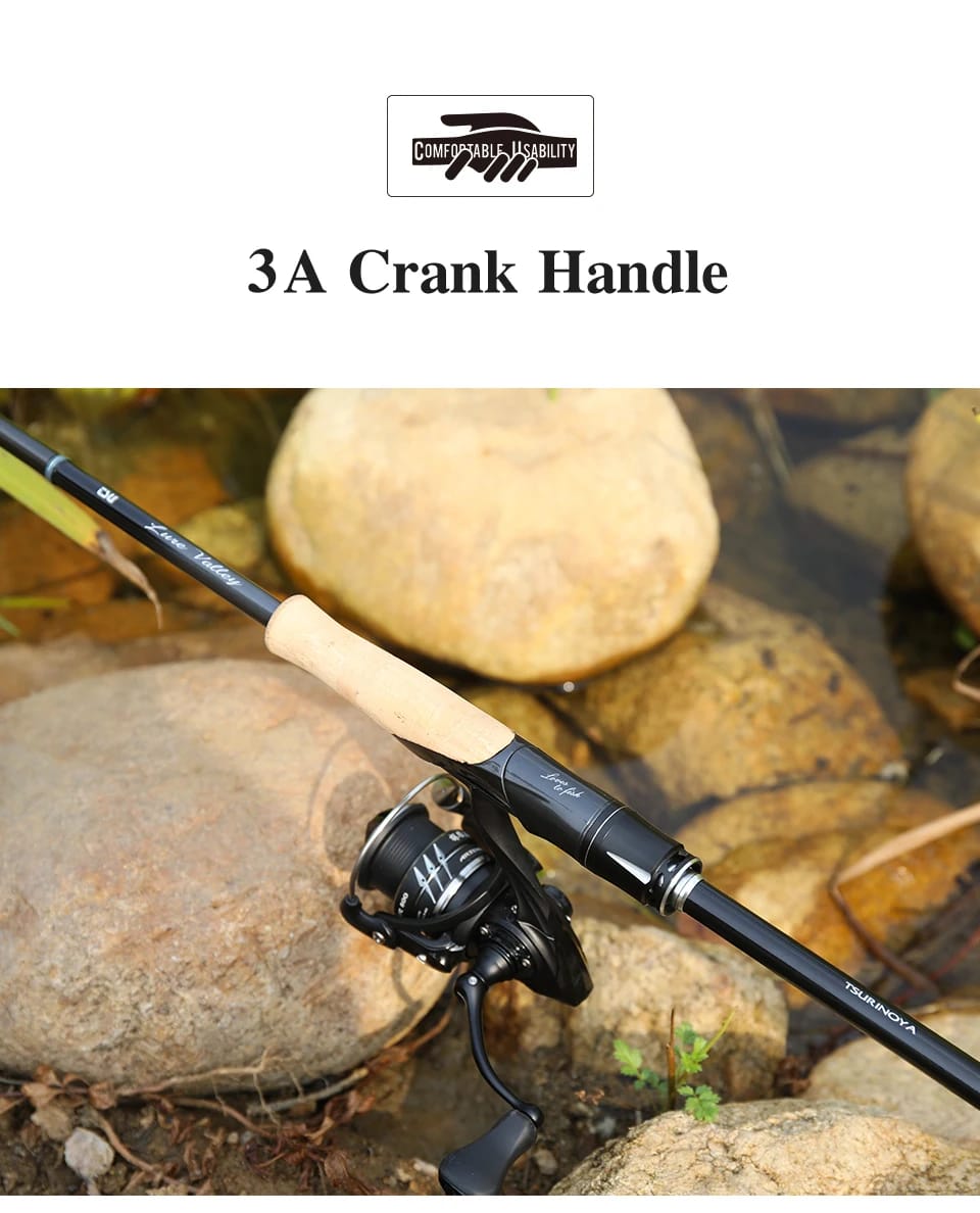 TSURINOYA LURE VALLEY Packable Series 5 Section Expedition Fishing Rod 1.98m 2.08m 2.21m 2.44m FUJI Guide Spinning Casting Rod