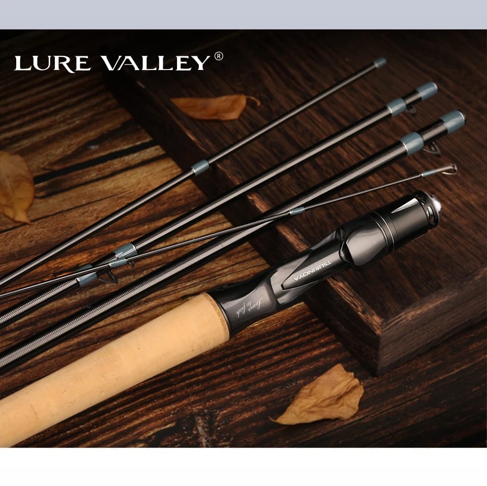 TSURINOYA LURE VALLEY Packable Series 5 Section Expedition Fishing Rod 1.98m 2.08m 2.21m 2.44m FUJI Guide Spinning Casting Rod