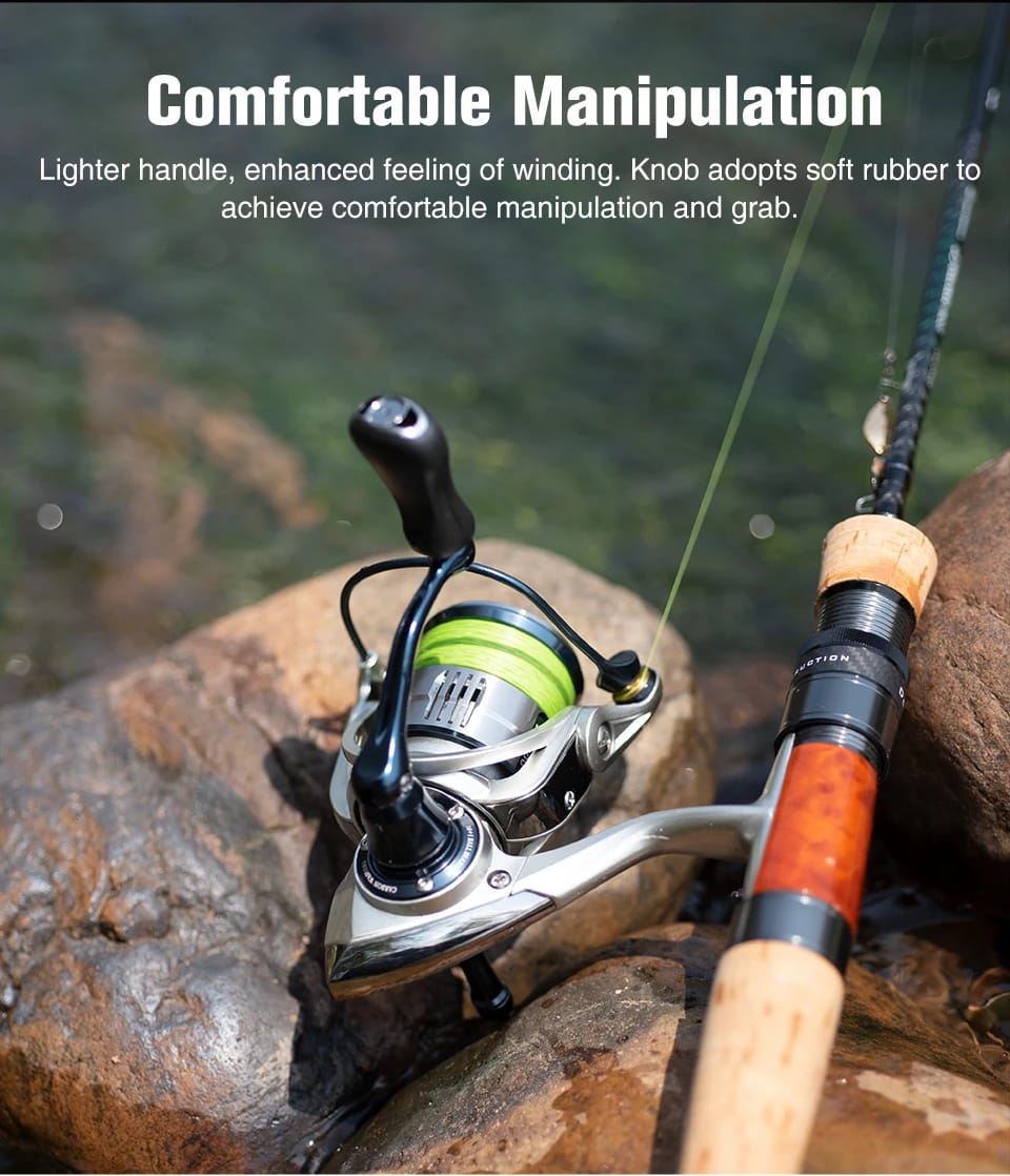 TSURINOYA Ultralight Carbon Spinning Fishing Reel LANIUS 800 1000 1500S 149g Shallow Spool Light Game Reel Stand Trout Wheel