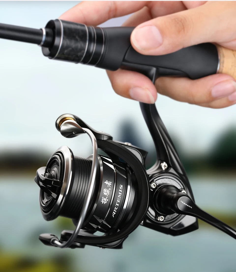 TSURINOYA NEW Spinning Fishing Reel ARTEMIS 800 1500S 2500SH 3000SH Shallow Spool Versatile Long Casting Reel High Speed Wheel