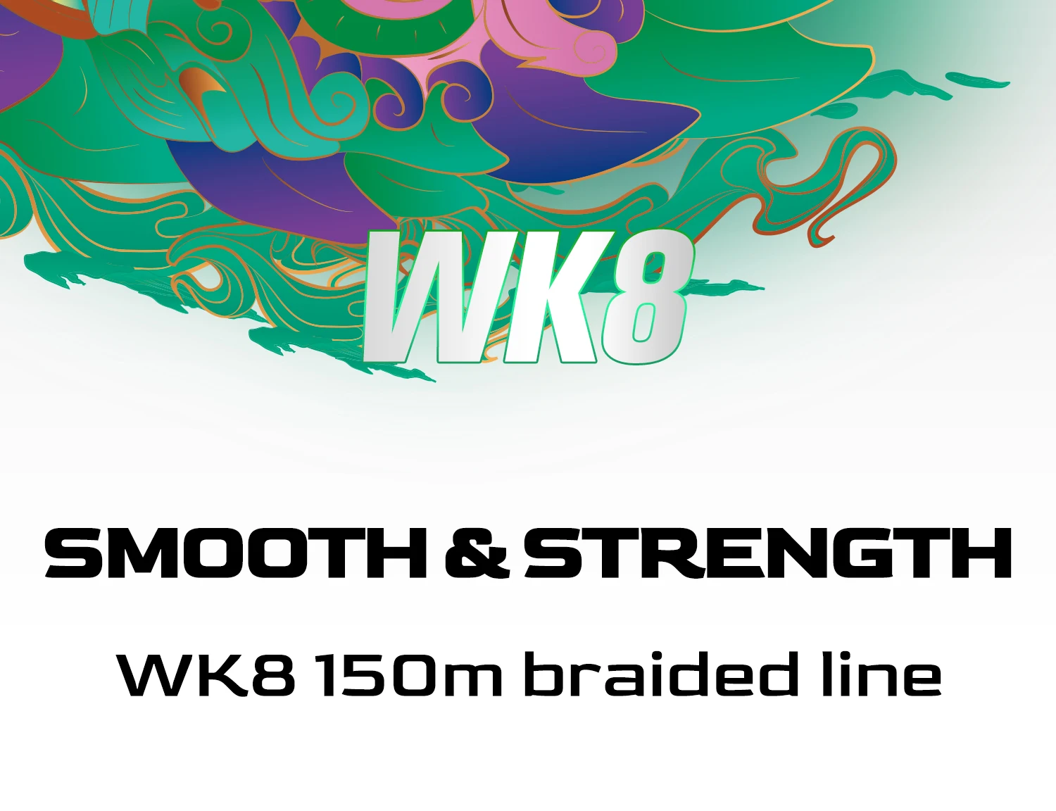 TSURINOYA 150M 8 Strand PE Fishing Line WK8 Long Casting 8 Weaves Braided Saltwater Smooth Multifilament Line 14-50LB Wire Carp