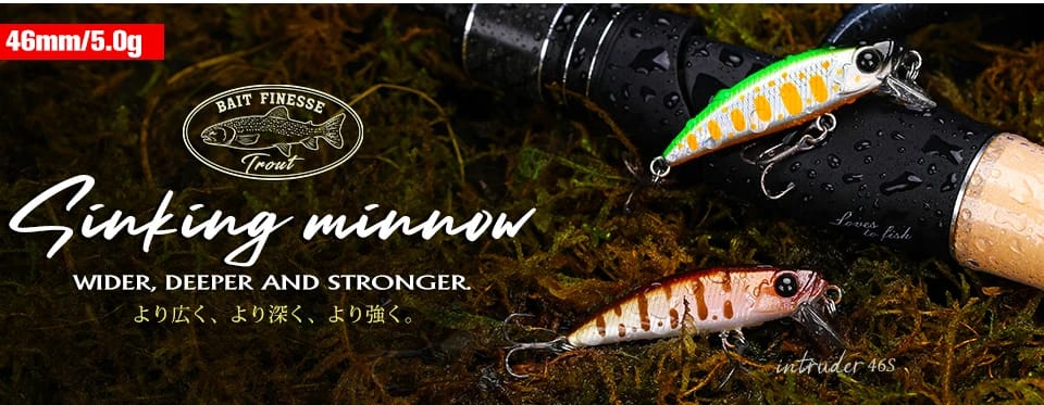 TSURINOYA INTRUDER 1.6m 1.68m 4 Section Portable Spinning Casting Fishing Rod For Trout Bass Pike Mountain Stream Packable Rod