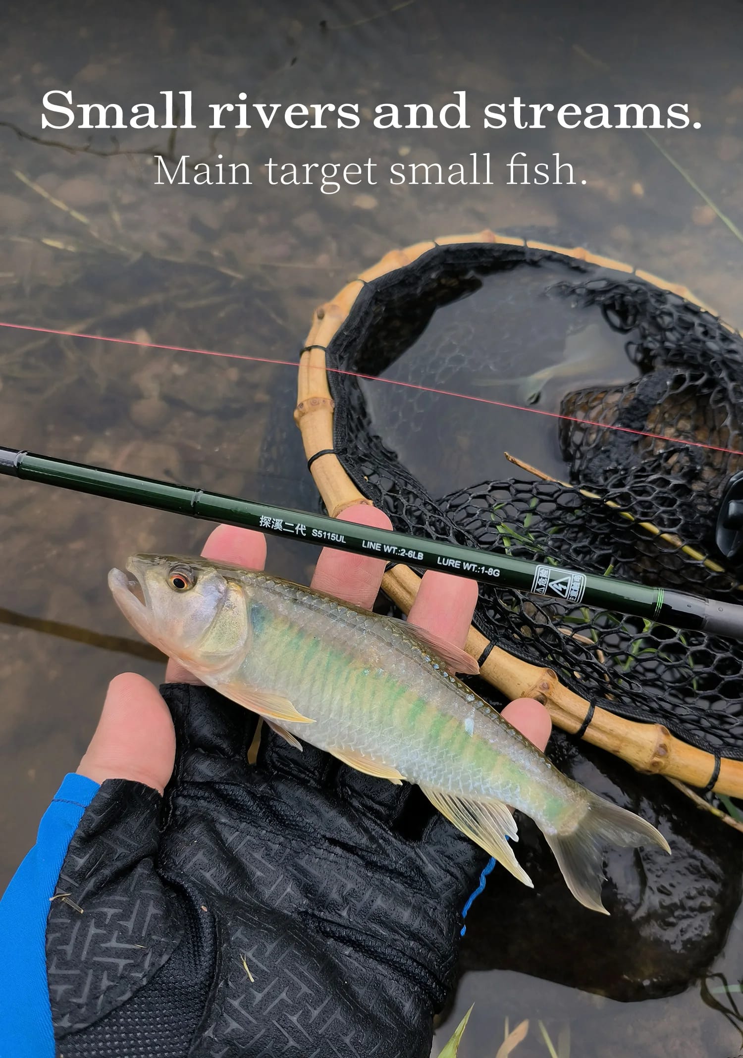 TSURINOYA INTRUDER 1.6m 1.68m 4 Section Portable Spinning Casting Fishing Rod For Trout Bass Pike Mountain Stream Packable Rod