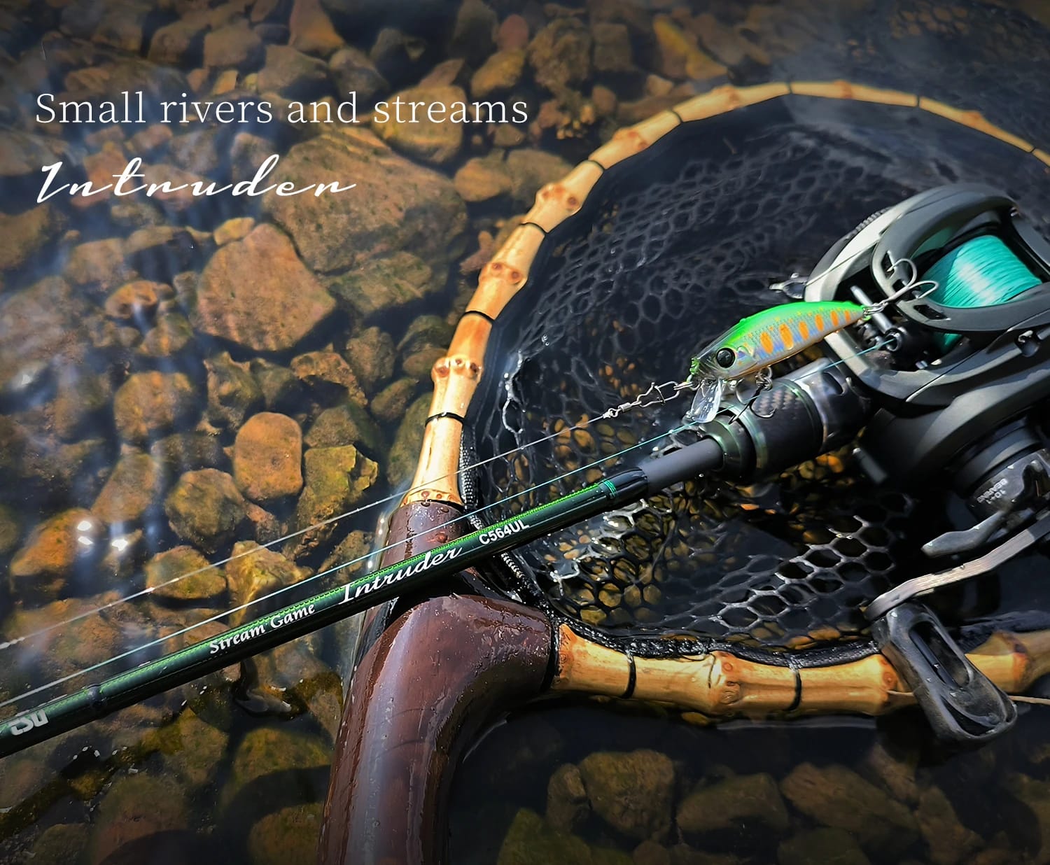 TSURINOYA INTRUDER 1.6m 1.68m 4 Section Portable Spinning Casting Fishing Rod For Trout Bass Pike Mountain Stream Packable Rod