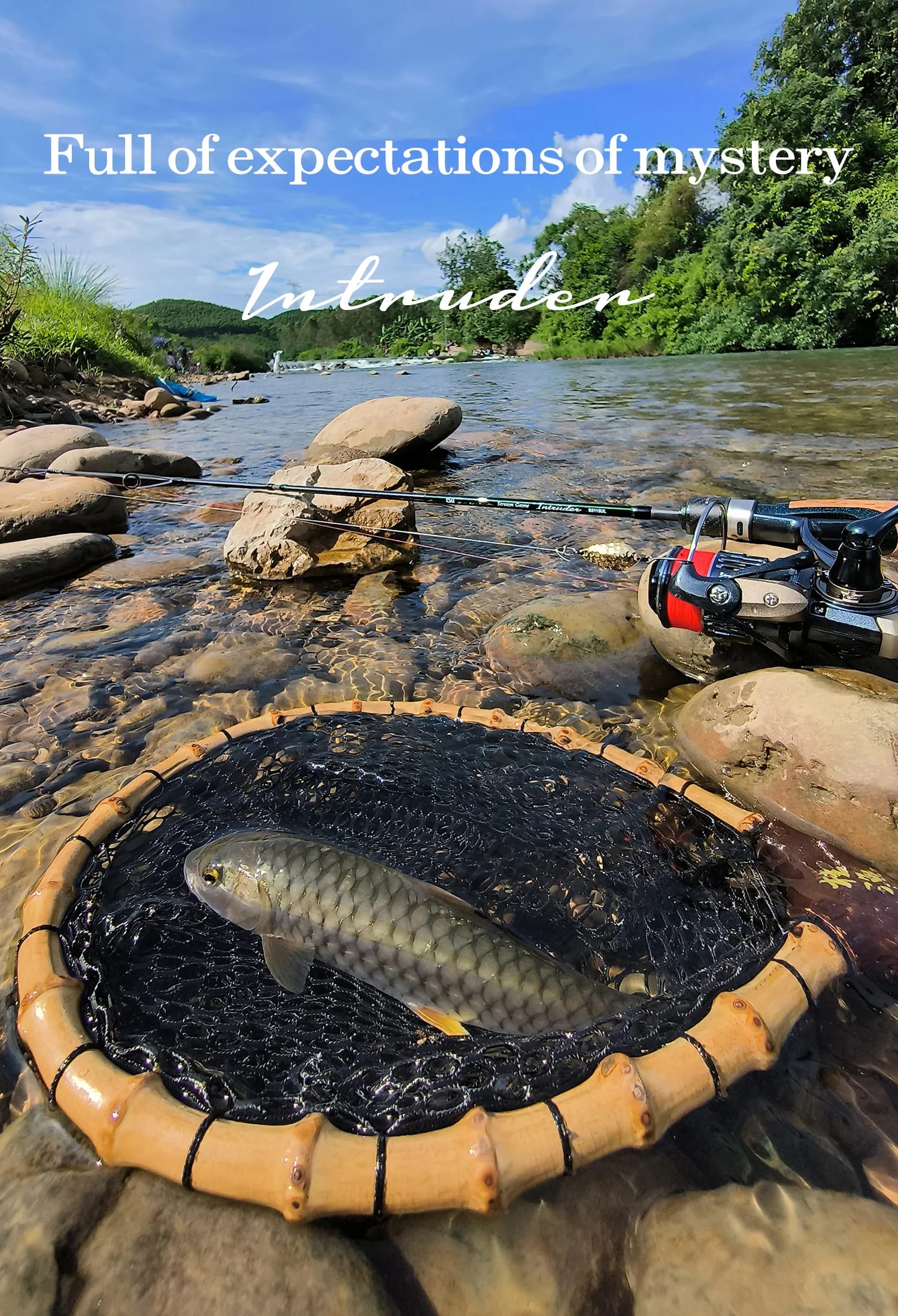 TSURINOYA INTRUDER 1.6m 1.68m 4 Section Portable Spinning Casting Fishing Rod For Trout Bass Pike Mountain Stream Packable Rod