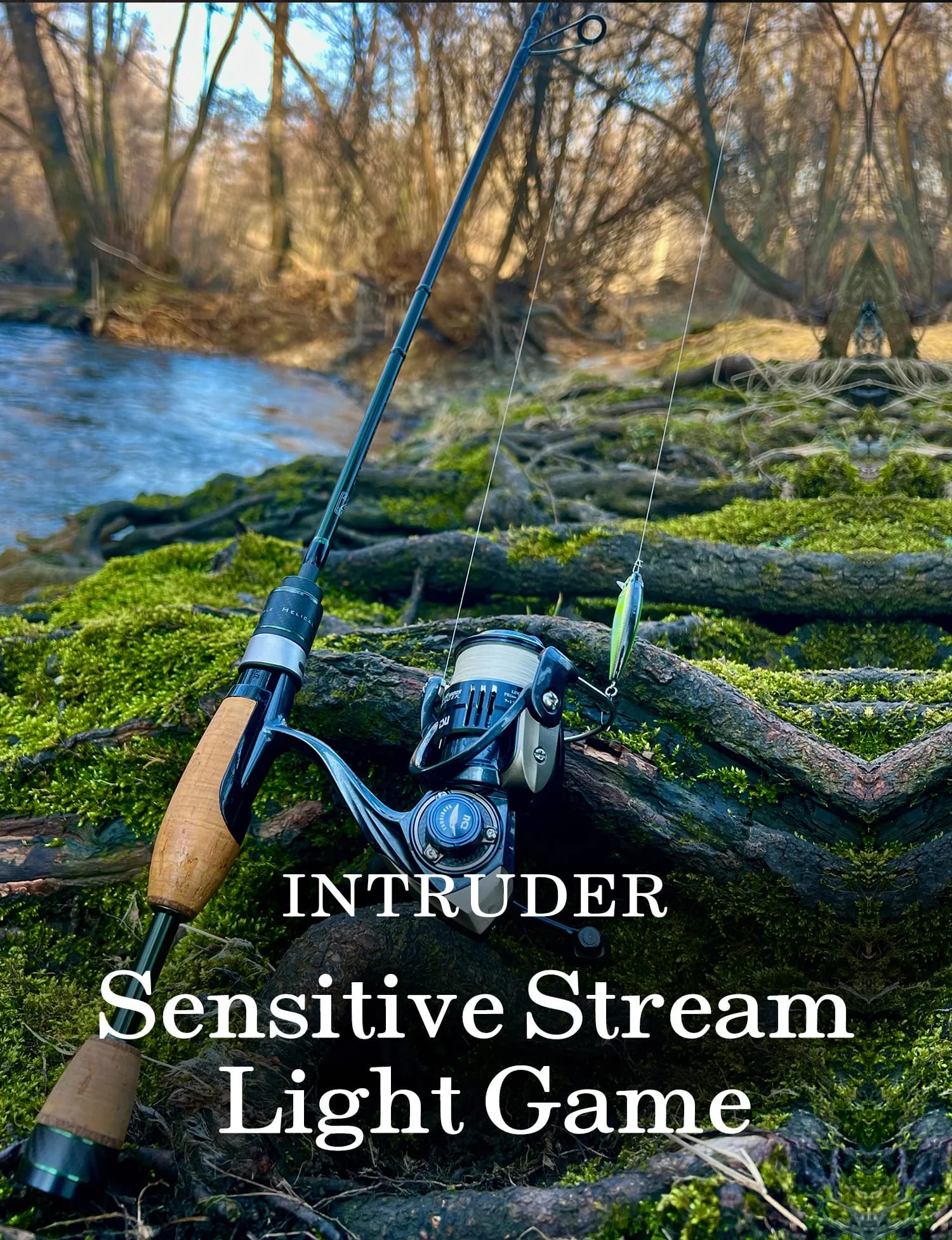 TSURINOYA INTRUDER 1.6m 1.68m 4 Section Portable Spinning Casting Fishing Rod For Trout Bass Pike Mountain Stream Packable Rod