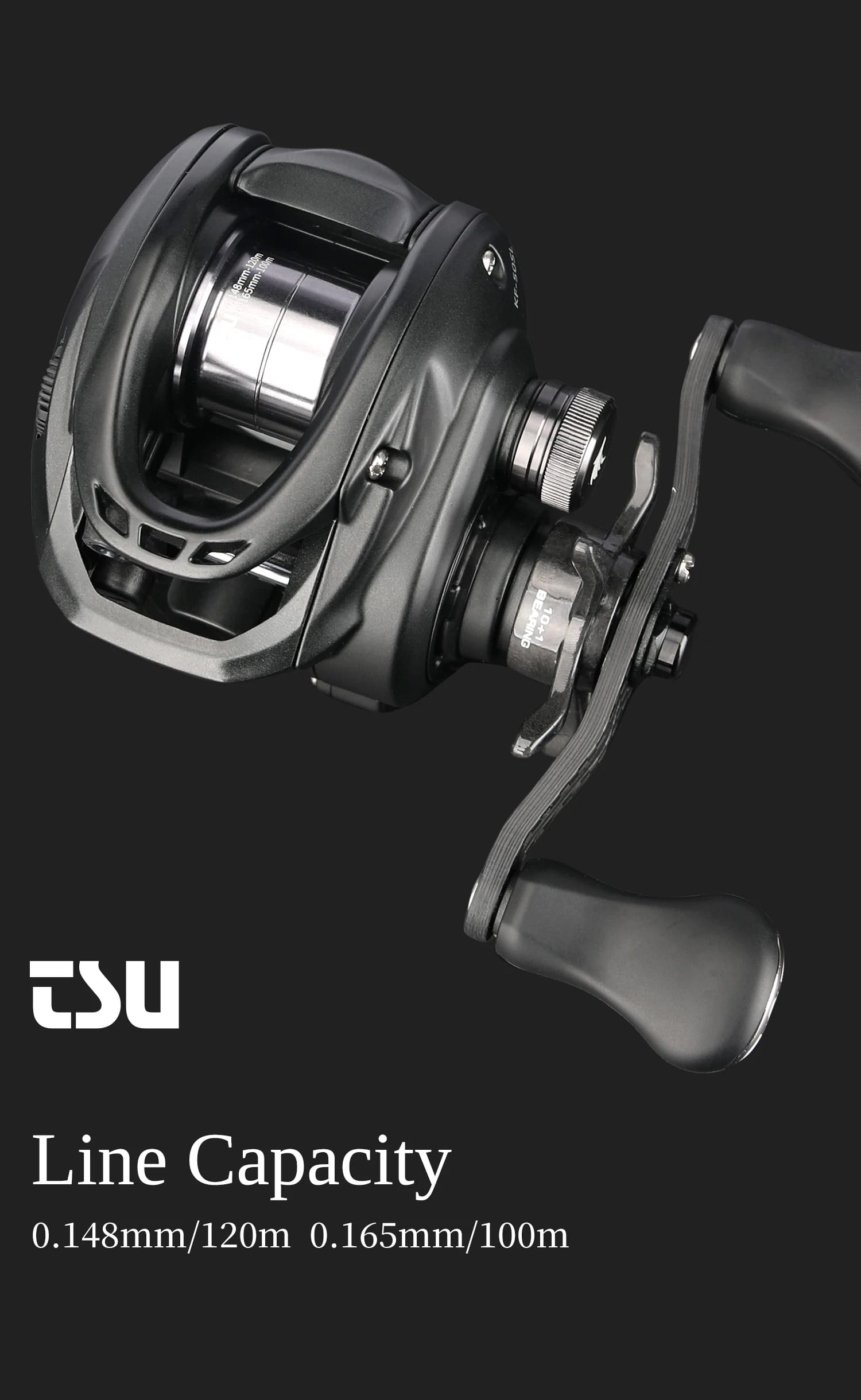 TSURINOYA Dark Wolf Pro 50S 4kg Bait Finesse Low Profile Baitcast Reel  Light Game Casting Fishing Reel 7.1:1 4.6g Shallow Spool