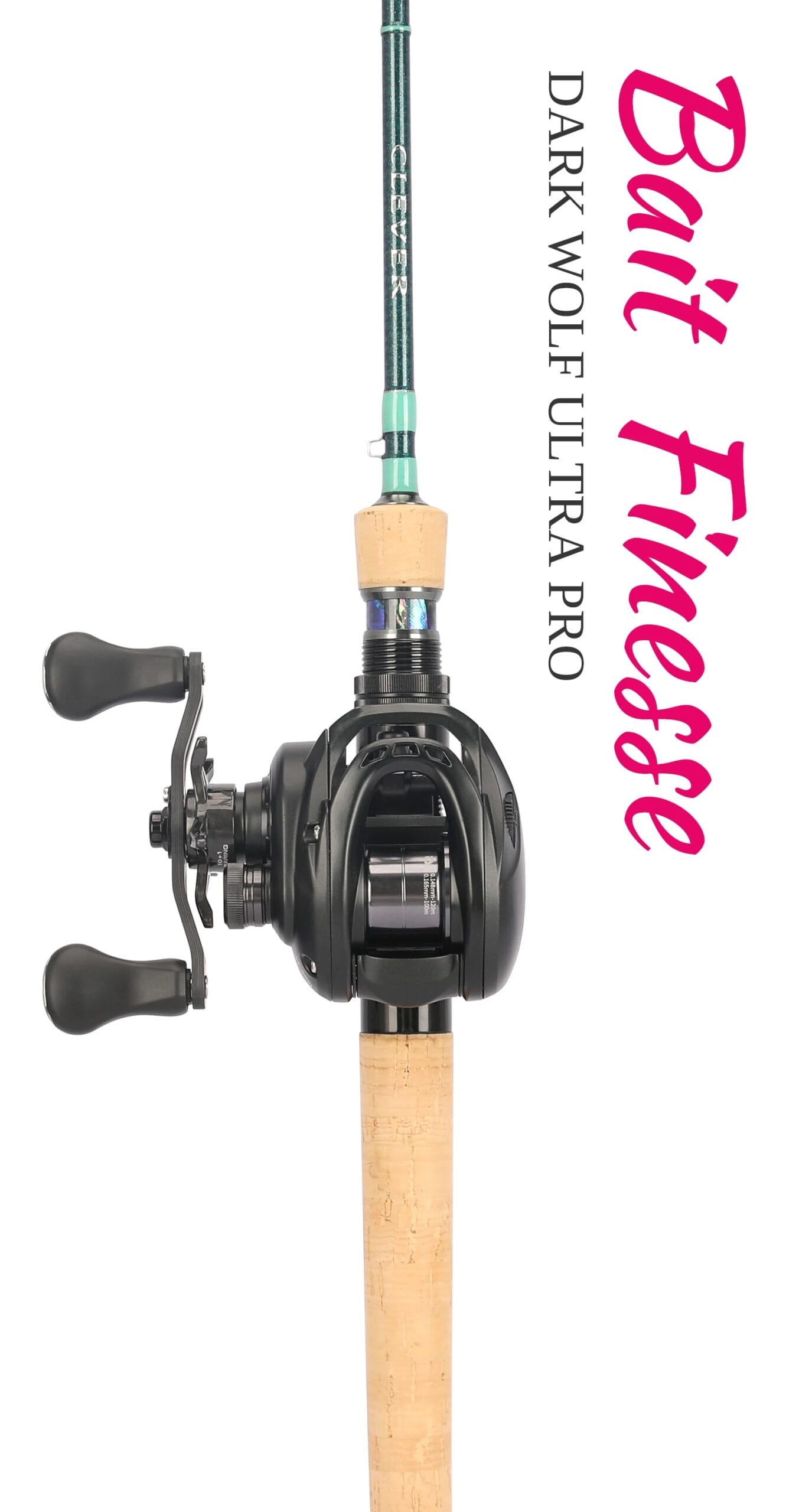 TSURINOYA Dark Wolf Pro 50S 4kg Bait Finesse Low Profile Baitcast Reel  Light Game Casting Fishing Reel 7.1:1 4.6g Shallow Spool