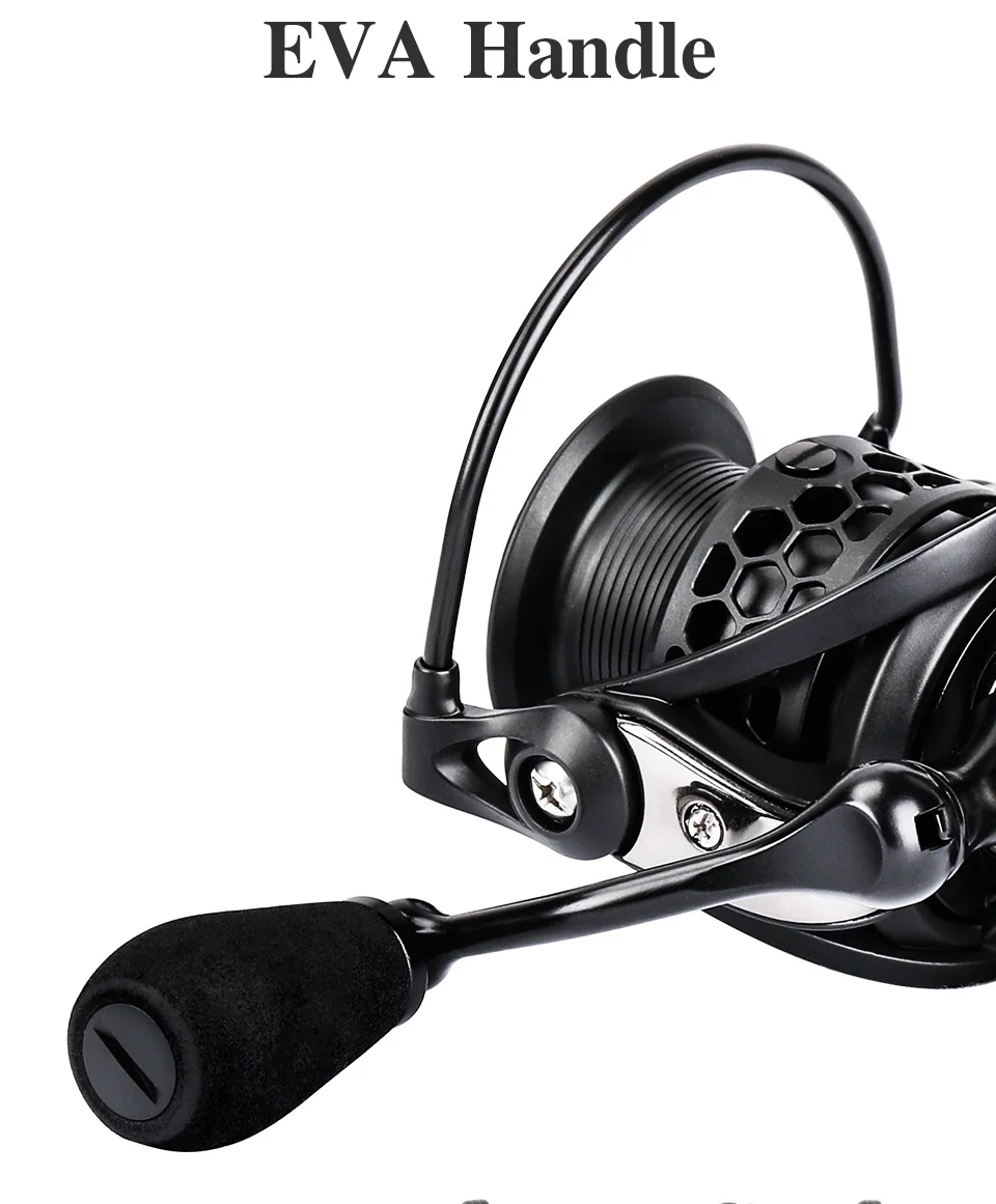 TSURINOYA Long Casting Spinning Fishing Reel NA 2000 3000 4000 5000 12kg Max Drag 5.2:1 Free Shipping Pike Bass Carp Reel Tackle