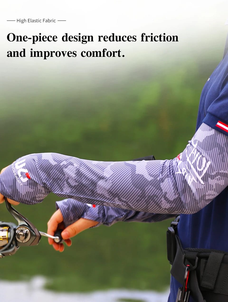 TSURINOYA Head Neck Arm Sun Protector UV Protection Fishing Mask Breathable High Elasticity Quick Dry Protective Arm Sleeve