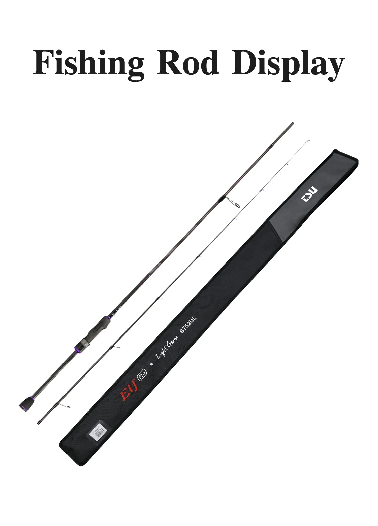TSURINOYA NEW Ultralight AJING Fishing Rod ELF PRO S752UL C752UL  2.26m 2 Secs ROCKFISH Lure 0.6-7g Casting Spinning Fishing Rod