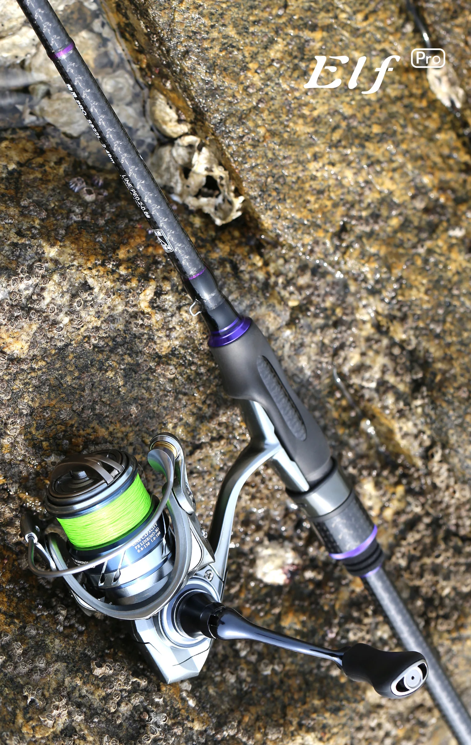 TSURINOYA Ultralight AJING Fishing Rod 2.49m L Power Elf  PRO S822L C822L Rockfish Lure Casting Spinning Fishing Rod Fast Action