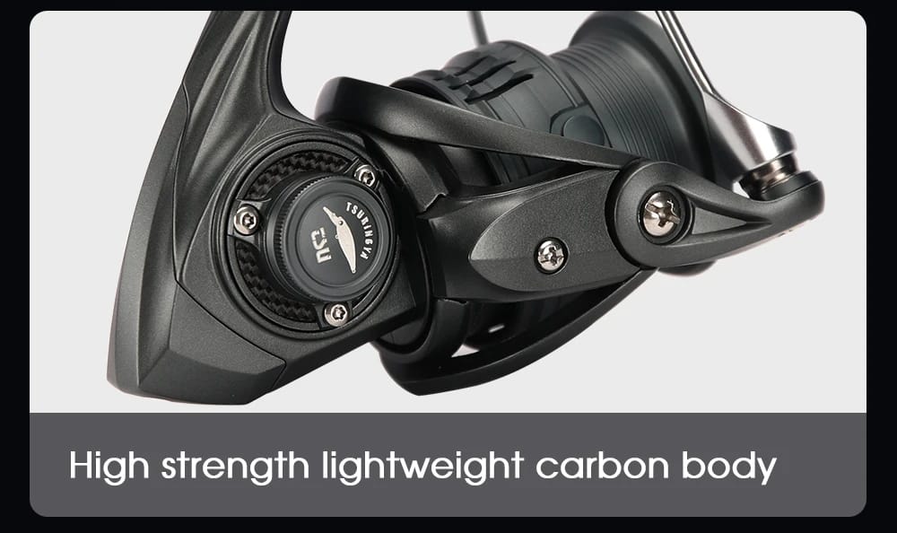 TSURINOYA 155g Ultra Light Spinning Fishing Reel FRERE C2000S 2500S 3000M Carbon Compact Body Shallow Spool Casting Versatile
