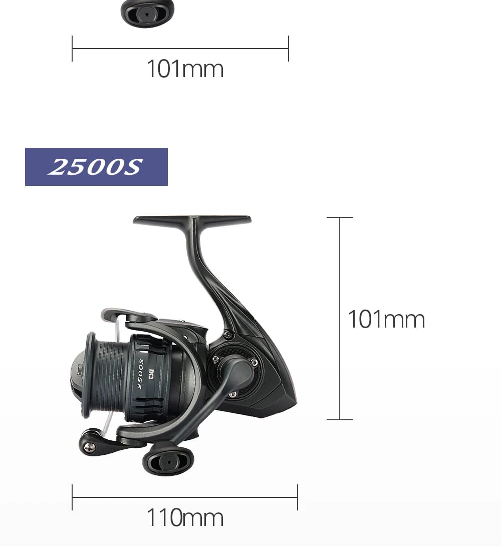 TSURINOYA 155g Ultra Light Spinning Fishing Reel FRERE C2000S 2500S 3000M Carbon Compact Body Shallow Spool Casting Versatile