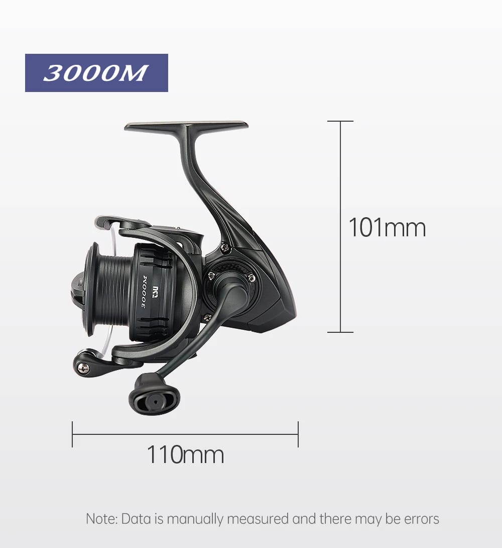TSURINOYA 155g Ultra Light Spinning Fishing Reel FRERE C2000S 2500S 3000M Carbon Compact Body Shallow Spool Casting Versatile