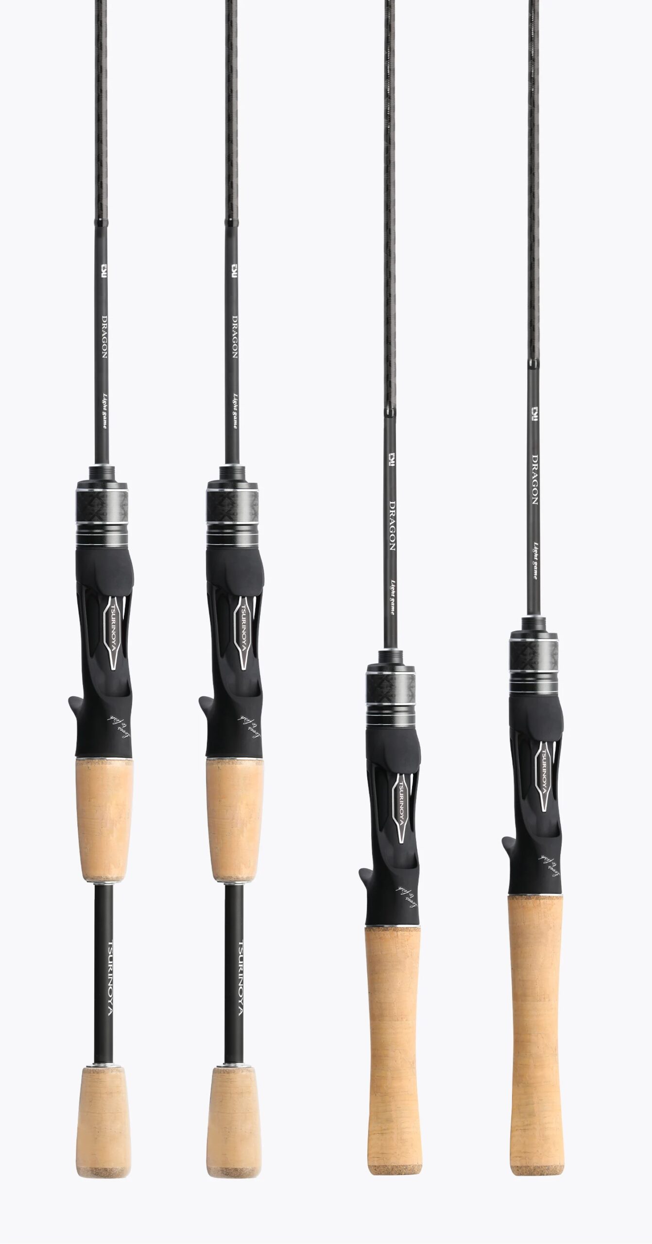 TSURINOYA DRAGON Light Game Fishing Rod 1.6m 1.8m UL Fast Action FUJI Guide Spinning Casting Carbon Rod For Trout Rochfish Bass