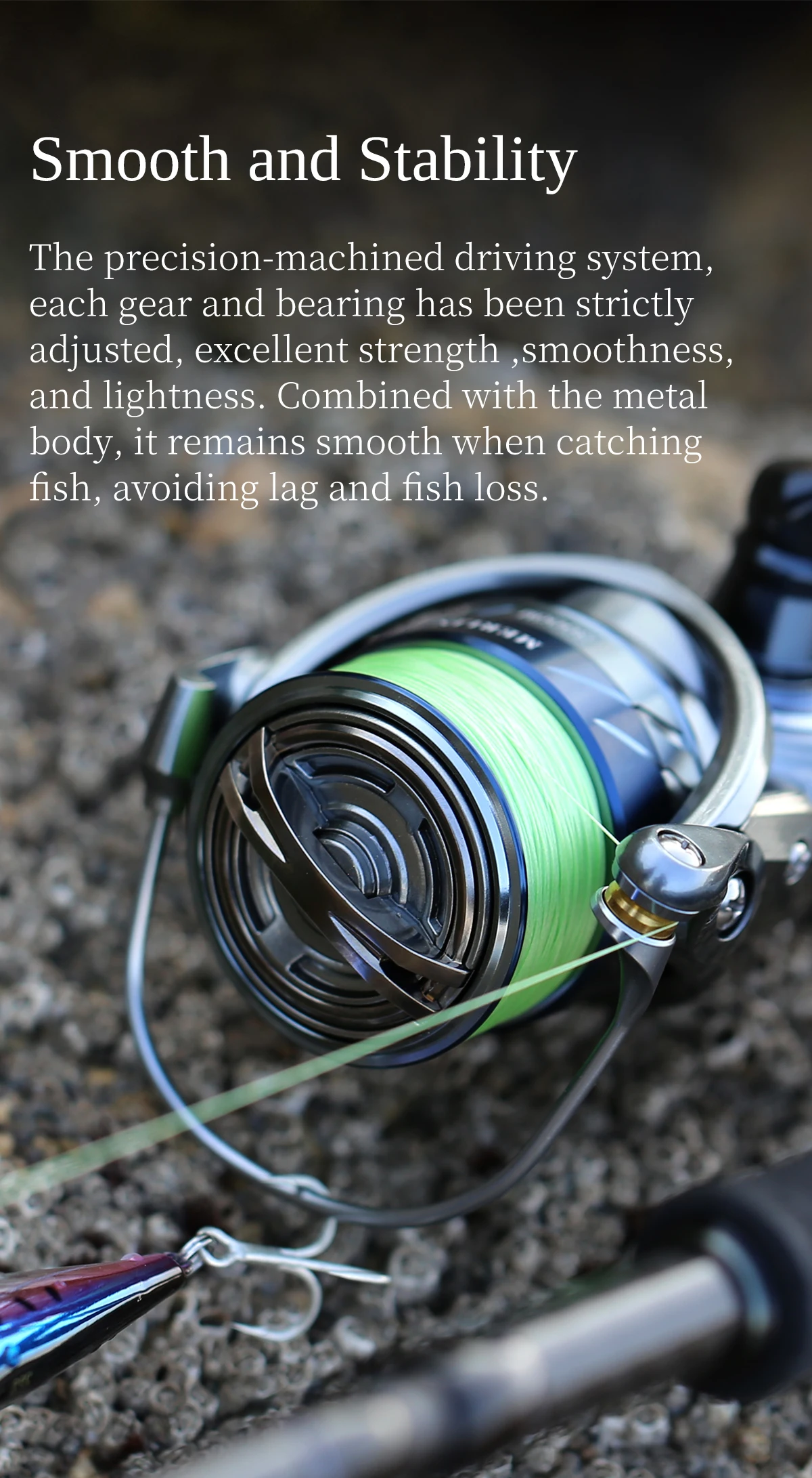 TSURINOYA METAL Spinning Fishing Reel MERLIN 1000 C2000S 165g baitcast reel  ULTRALIGHT &VERSATILE Saltwater Bass Pike Wheel