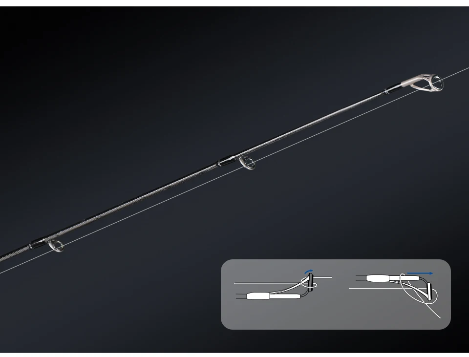 TSURINOYA DRAGON Fishing Rod 1.98m 2.08m L ML M Fast Action Spinning Casting Rod For Bass Pike FUJI Guide Carbon 2 Section Rod